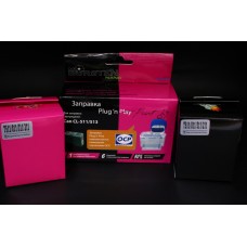 Набор для заправки BURSTEN Plug-n-Print к картриджам Canon CL-511 Color на 2 заправки (6 емкостей с чернилами)